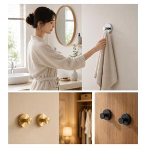 吸盤フック 強力 ステンレス 跡が残らない 穴...の詳細画像2