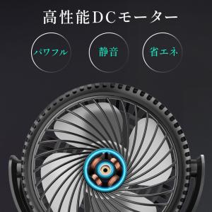 充電式扇風機 クリップ式 卓上扇風機 スタンド...の詳細画像3