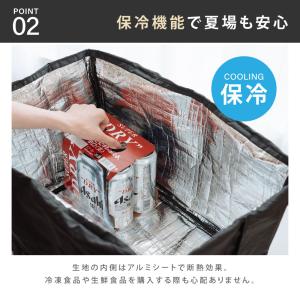 エコバッグ レジカゴ 買い物バッグ 保冷レジか...の詳細画像5