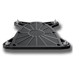 ピエガ PIEGABP-90.2 ベースプレート シルバー/ブラック【ペア】