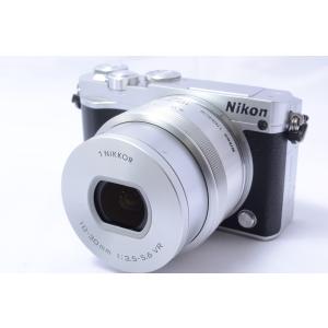 ミラーレス一眼 ニコン Nikon 1 J5 レンズキット シルバー microSDカード付き Wi...