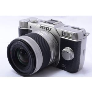 ペンタックス PENTAX ミラーレス一眼 Q10 レンズキット シルバー  SDカード付き 中古