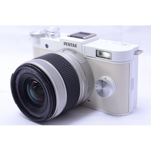 ペンタックス PENTAX ミラーレス一眼 Q-S1 レンズキット ピュアホワイト  SDカード付き...