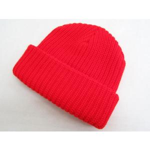 NEW YORK HAT CHUNKY CUFF ニューヨークハット チャンキーカフ ニットキャップ_RED｜hidingplace