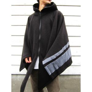 A℃TS アクツ MULTI PONCHO マルチ ポンチョ フリース ACTS_BLACK｜hidingplace