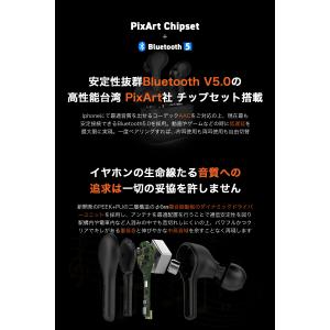 ワイヤレスイヤホン 通話に最適ENC機能 高音...の詳細画像2