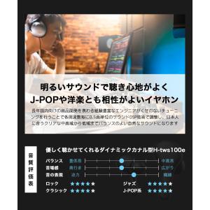 ワイヤレスイヤホン 通話に最適ENC機能 高音...の詳細画像4