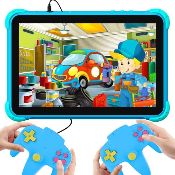 10インチ キッズタブレット ゲームパッド付き Androidタブレット 子供用 幼児用タブレット ...