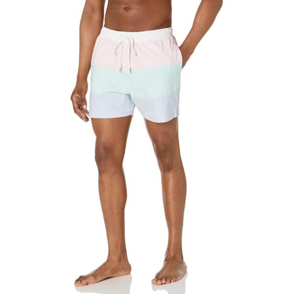 Brooks Brothers Men&apos;s Standard Color Block Swim Tr...