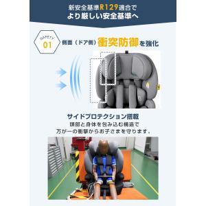 チャイルドシート ジュニアシート ISOFIX...の詳細画像4