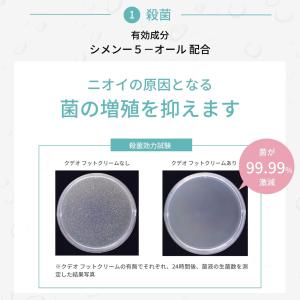 クデオ フットクリーム 30g 足用 デオドラ...の詳細画像3