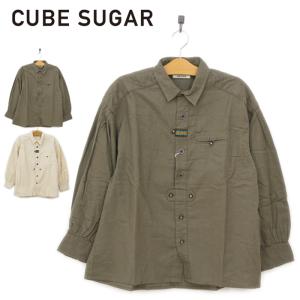 セール SALE キューブシュガー CUBE SUGAR 2022AW 微起毛ビエラキルトチロルシャツ 12060173 【M】【メール便：１点まで】｜high-tree-y