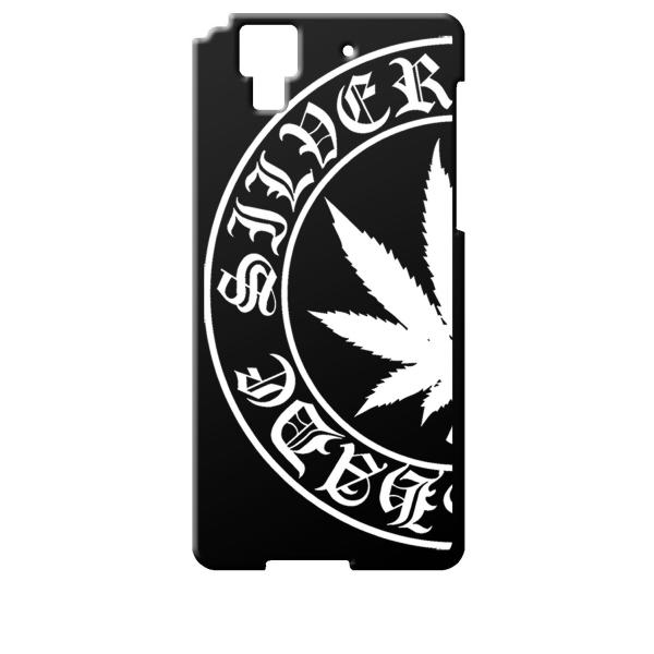 F01J ブラック ハードケース マリファナ ロゴ