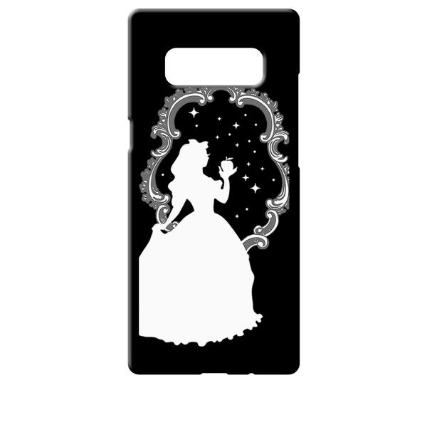 SC01K/SCV37 ブラック ハードケース 白雪姫 リンゴ キラキラ プリンセス