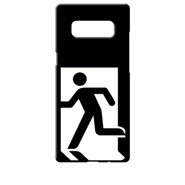 SC01K/SCV37 ブラック ハードケース 非常口