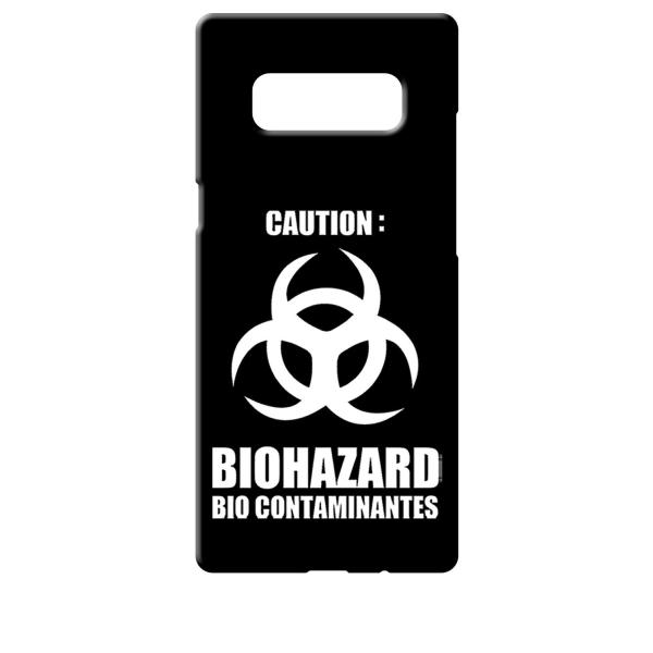 SC01K/SCV37 ブラック ハードケース バイオハザード BIOHAZARD ロゴ