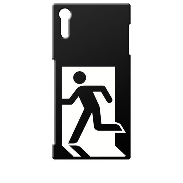 SO01J/SOV34/601SO ブラック ハードケース 非常口