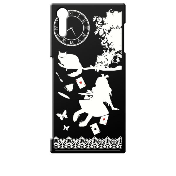 SO01J/SOV34/601SO ブラック ハードケース Alice in wonderland ...