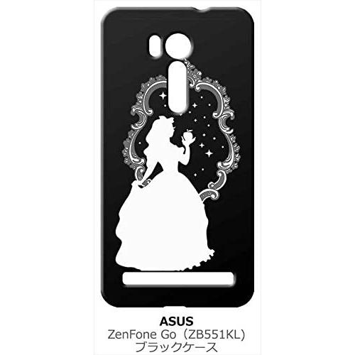 zenfone Go ブラック ハードケース 白雪姫 リンゴ キラキラ プリンセス
