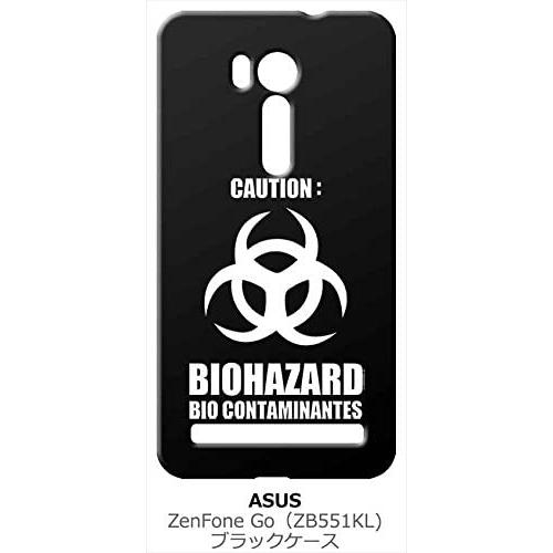zenfone Go ブラック ハードケース バイオハザード BIOHAZARD ロゴ