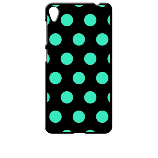 zenfone Live ブラック ハードケース 小 ドット柄 水玉 ミントグリーン