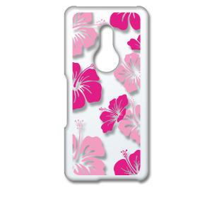 arrows Be4 Plus アローズビー クリア ハードケース ハイビスカス フラワー 花柄 y...