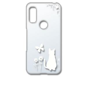 arrows We F-51B FCG01 アローズウィー クリア ハードケース 猫 ネコ 花柄 a...