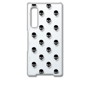 arrows NX9 F-52A アローズNX9 クリア ハードケース スカル ドクロ 骸骨 ドット...