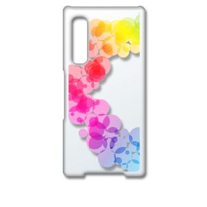 arrows NX9 F-52A アローズNX9 クリア ハードケース レインボー サークル グラデ...