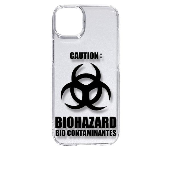 iPhone15 Plus アイフォン15プラス クリア ハードケース バイオハザード BIOHAZ...