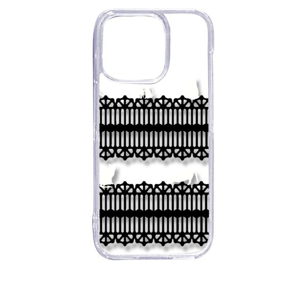 iPhone15 Pro アイフォン15プロ クリア ハードケース 猫 ねこ ネコ おさんぽ 白猫ブ...