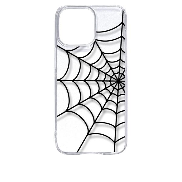 iPhone15 Pro Max アイフォン15プロマックス クリア ハードケース スパイダー 蜘蛛...