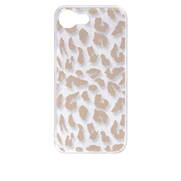 iPhone16e アイフォン16e クリア ハードケース ヒョウ柄（ブラウン）半透明透過 アニマル...