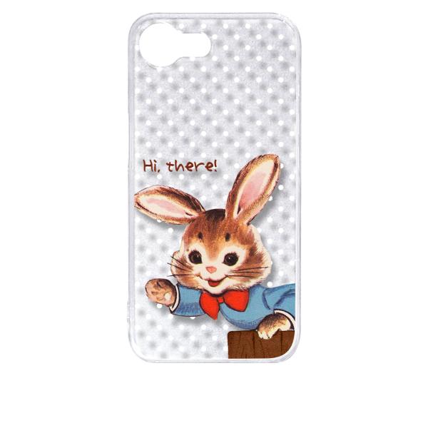 iPhone17e iPhone16e クリア ハードケース うさぎ(Hi!) レトロ ドット ウサ...