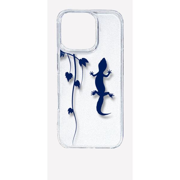 iPhone16 Pro アイフォン16プロ クリア ハードケース アニマル 爬虫類 トカゲ ヤモリ...