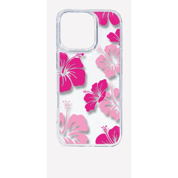 iPhone16 Pro アイフォン16プロ クリア ハードケース ハイビスカス フラワー 花柄 y...