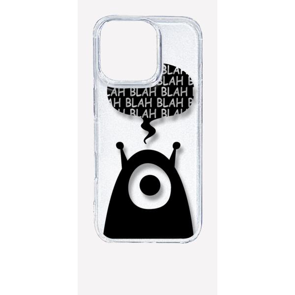 iPhone16 Pro アイフォン16プロ クリア ハードケース エイリアン 宇宙人 ロゴ スマホ...