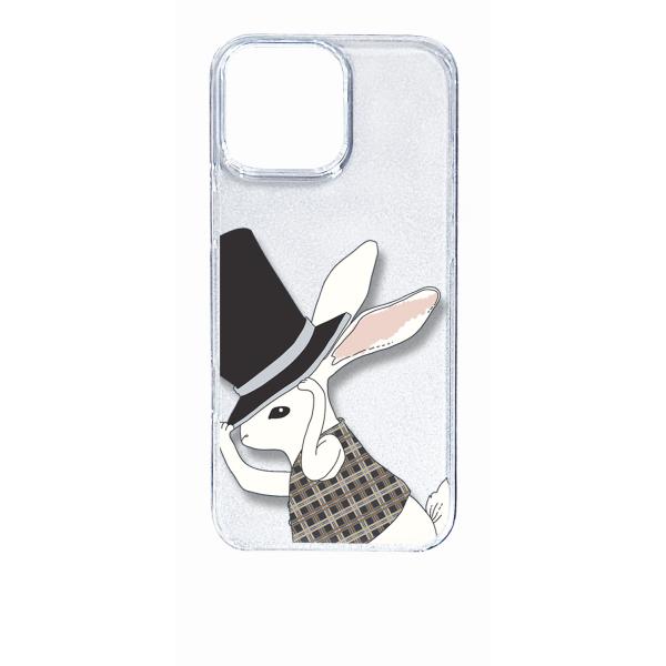 iPhone16 Pro Max アイフォン16プロマックス クリア ハードケース うさぎ ウサギ ...
