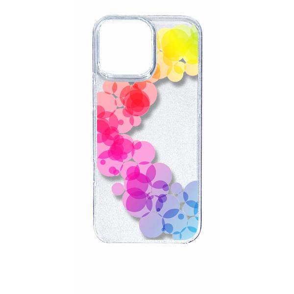 iPhone16 Pro Max アイフォン16プロマックス クリア ハードケース レインボー サー...