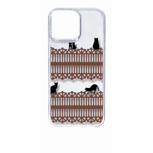 iPhone16 Pro Max アイフォン16プロマックス クリア ハードケース 猫 ねこ ネコ ...