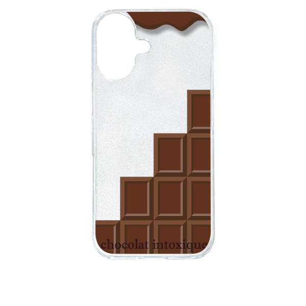 iPhone 17 アイフォン17 クリア ハードケース ミルクチョコレート スイーツ スマホ ケー...