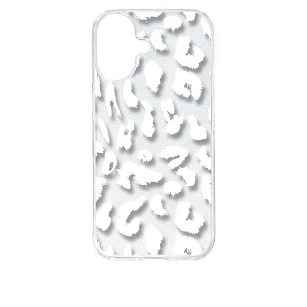 iPhone 17 アイフォン17 クリア ハードケース 豹柄 ヒョウ柄 レオパード （ホワイト） ...