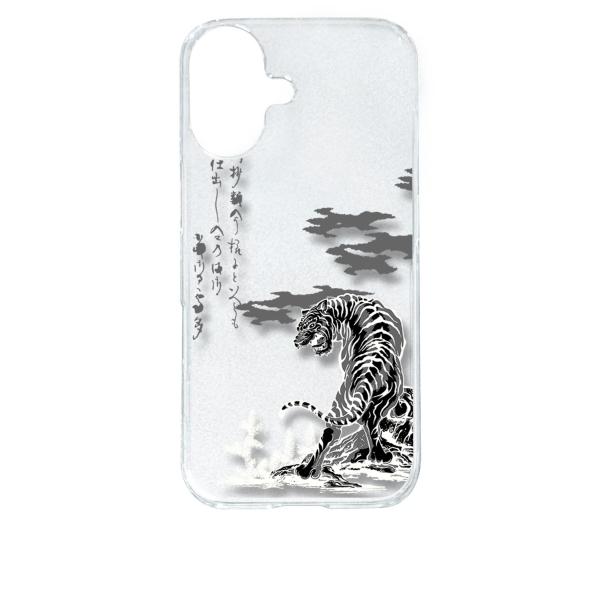 iPhone 17 アイフォン17 クリア ハードケース ip1035 和柄 家紋 虎 トライバル ...