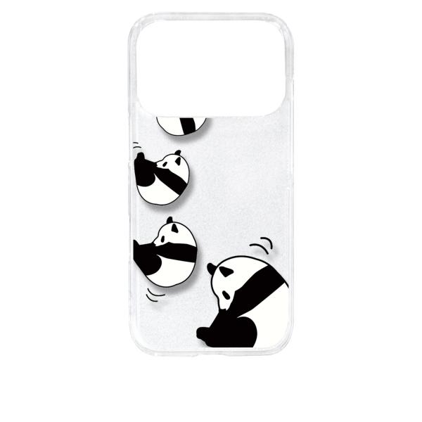iPhone 17 Pro アイフォン17プロ クリア ハードケース ころころパンダ スマホ ケース...
