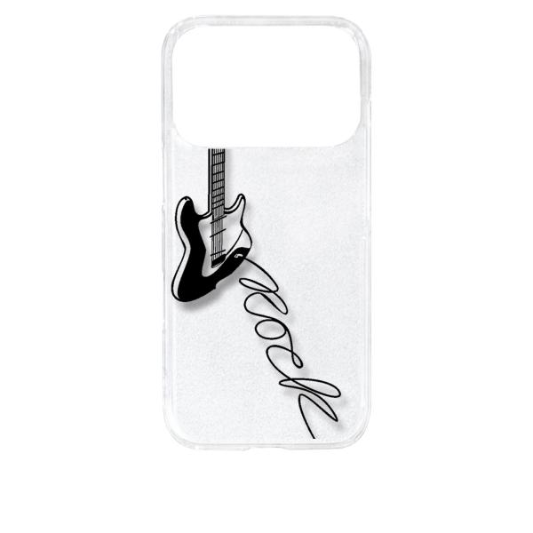 iPhone 17 Pro アイフォン17プロ クリア ハードケース エレキギター ロック ミュージ...
