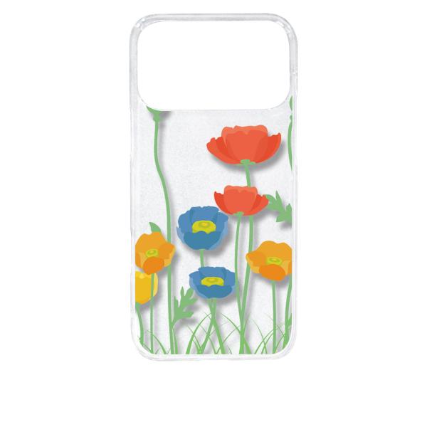 iPhone17 Pro Max アイフォン17プロマックス クリア ハードケース 花柄 キャロライ...