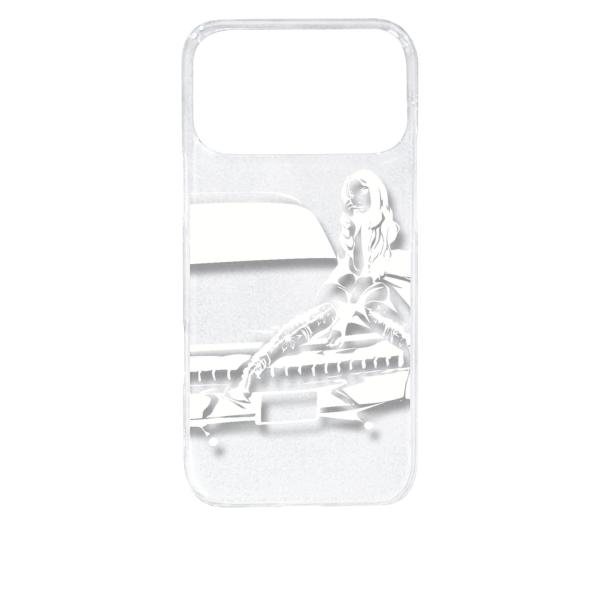 iPhone17 Pro Max アイフォン17プロマックス クリア ハードケース シルエット ガー...