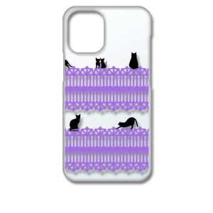 iPhone12 Pro Max ケース アイフォン クリア ハードケース 猫 ねこ ネコ おさんぽ...