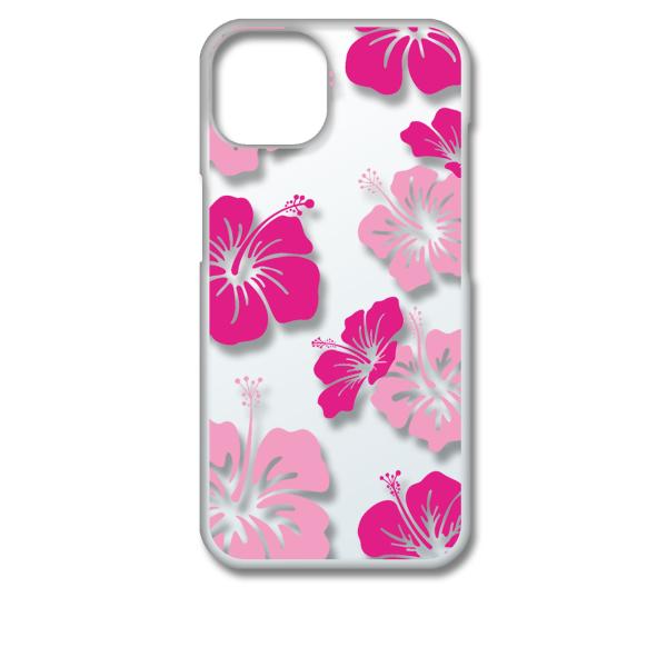 iPhone13 アイフォン13 クリア ハードケース ハイビスカス フラワー 花柄 y053 スマ...