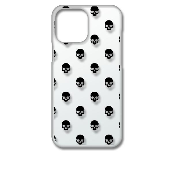 iPhone13 Pro Max アイフォン13プロマックス クリア ハードケース スカル ドクロ ...